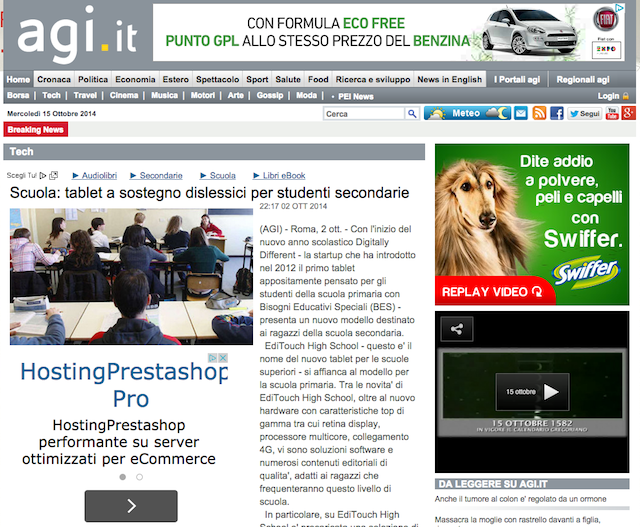 EdiTouch per le scuole superiori